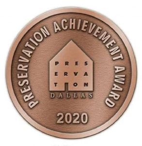 2020 Preservation Achievement Award